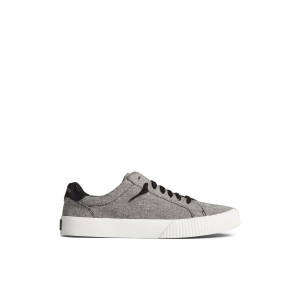 Black Sperry Bermuda SeaCycled™ Canvas Sneakers | 7089315-AN