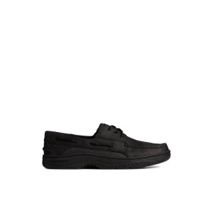 Black Sperry Billfish™ 3-Eye Leather Boat Shoes | 5316897-SG