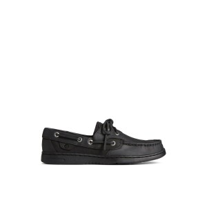 Black Sperry Bluefish 2-Eye Boat Shoes | 2634587-CQ