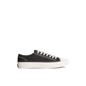 Black Sperry Racquet Oxford Sneakers | 0196853-AX