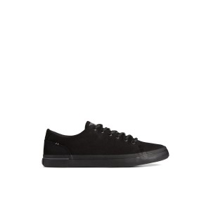 Black Sperry SeaCycled™ Striper II Textile Sneakers | 2756809-YN