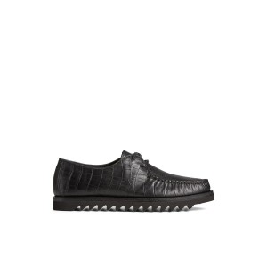 Black Sperry Unisex Captain's Vibram Oxford | 3178625-BW