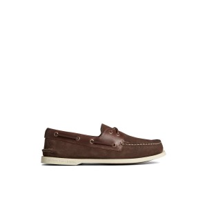 Brown Sperry Authentic Original™ Nubuck Boat Shoes | 5628910-TR