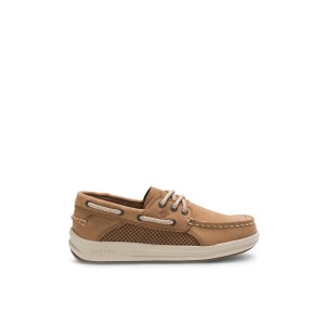 Dark Beige Sperry Gamefish Boat Shoes | 5627419-TE