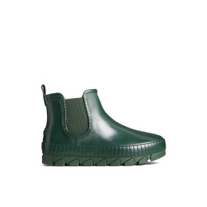 Dark Green Sperry Torrent Chelsea Waterproof Rain Boots | 4175098-TU