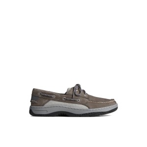 Grey Sperry Billfish™ 3-Eye Nautical Boat Shoes | 9613758-WM