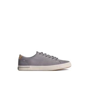 Grey Sperry SeaCycled™ Striper II Textile Sneakers | 5170932-TC