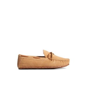 Light Brown Sperry Brandon 1-Eye Moccasin Slipper | 7029416-DI