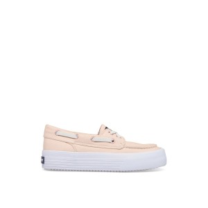 Light Red Sperry Bahama Platform Sneakers | 0578691-CK