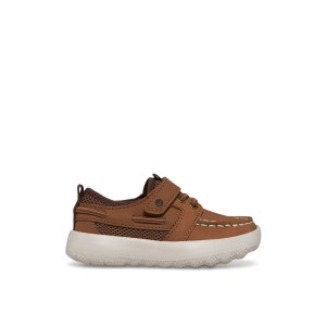 Medium Beige Sperry Bowfin Junior Boat Shoes | 2507384-EH