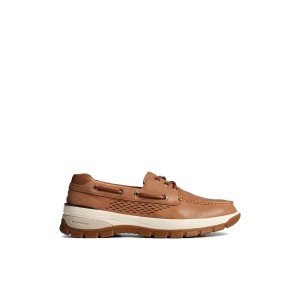 Medium Beige Sperry Gold Cup™ Billfish™ PLUSHWAVE™ Boat Shoes | 3816792-YG