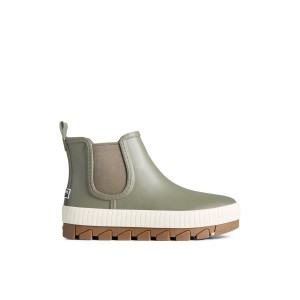 Medium Green Sperry Torrent Chelsea Waterproof Rain Boots | 1079235-DF