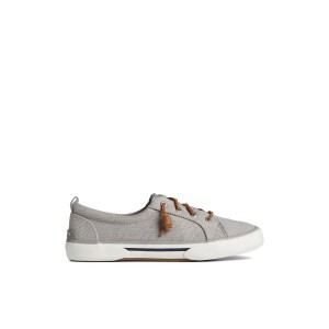 Medium Grey Sperry Pier Wave LTT Sneakers | 8304219-QB