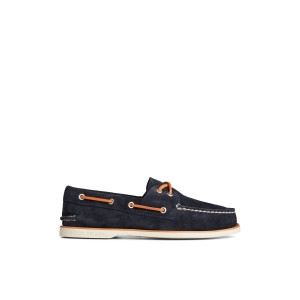 Navy Sperry Classic Authentic Original™ Suede Boat Shoes | 4806251-VK