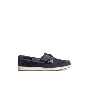 Navy Sperry Coastfish Boat Shoes | 7805629-KC