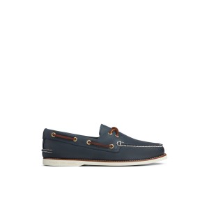 Navy Sperry Gold Cup™ Authentic Original™ Boat Shoes | 7850416-JT