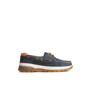 Navy Sperry Gold Cup™ Billfish™ PLUSHWAVE™ Boat Shoes | 0412589-TX