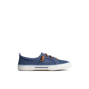 Navy Sperry Pier Wave LTT Sneakers | 8471360-NR