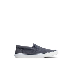 Navy Sperry Striper II Slip On Sneakers | 7851049-LK