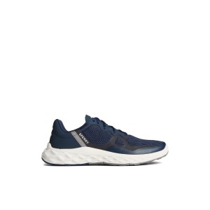 Navy Textile Mesh Sperry SeaCycled™ Headsail Sneakers | 1865493-XC