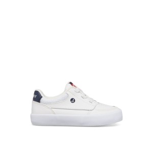 White Sperry Boardwalk Junior Sneakers | 4037296-LB