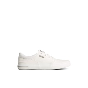 White Sperry Crossjack Sneakers | 4752180-OA