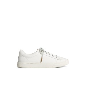 White Sperry Gold Cup™Anchor PLUSHWAVE™ Sneakers | 2314760-TK