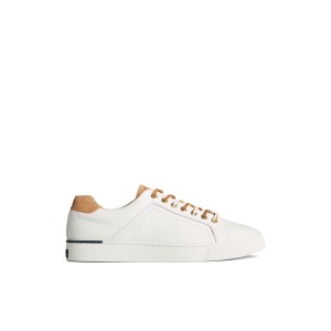 White Sperry Gold Cup™ Striper LTT Sneakers | 5968124-JM