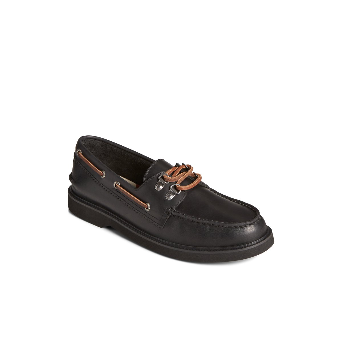 Black Sperry Authentic Original™ 2-Eye Boat Shoes | 5148937-PU