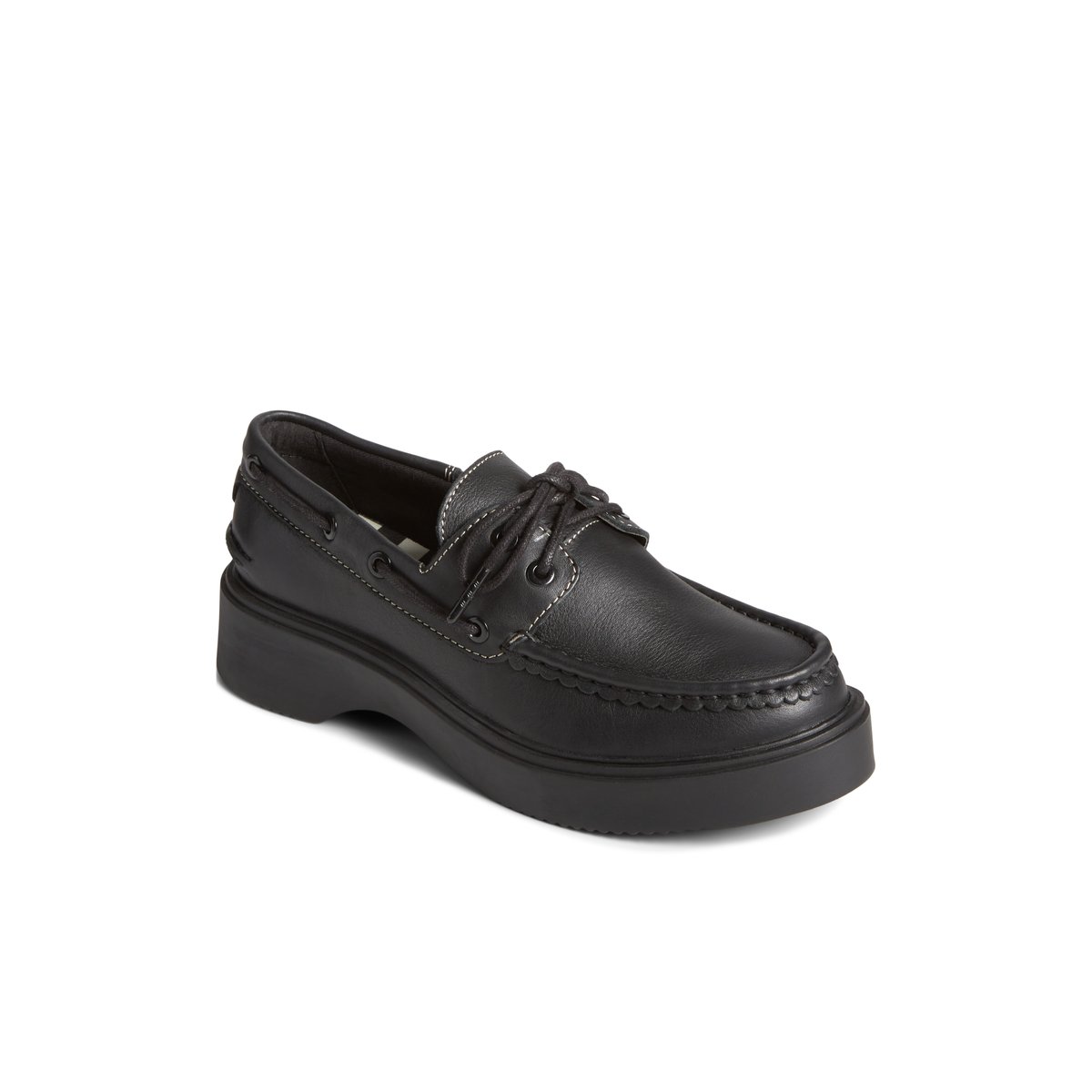 Black Sperry Bayside Boat Shoes | 8234950-IV