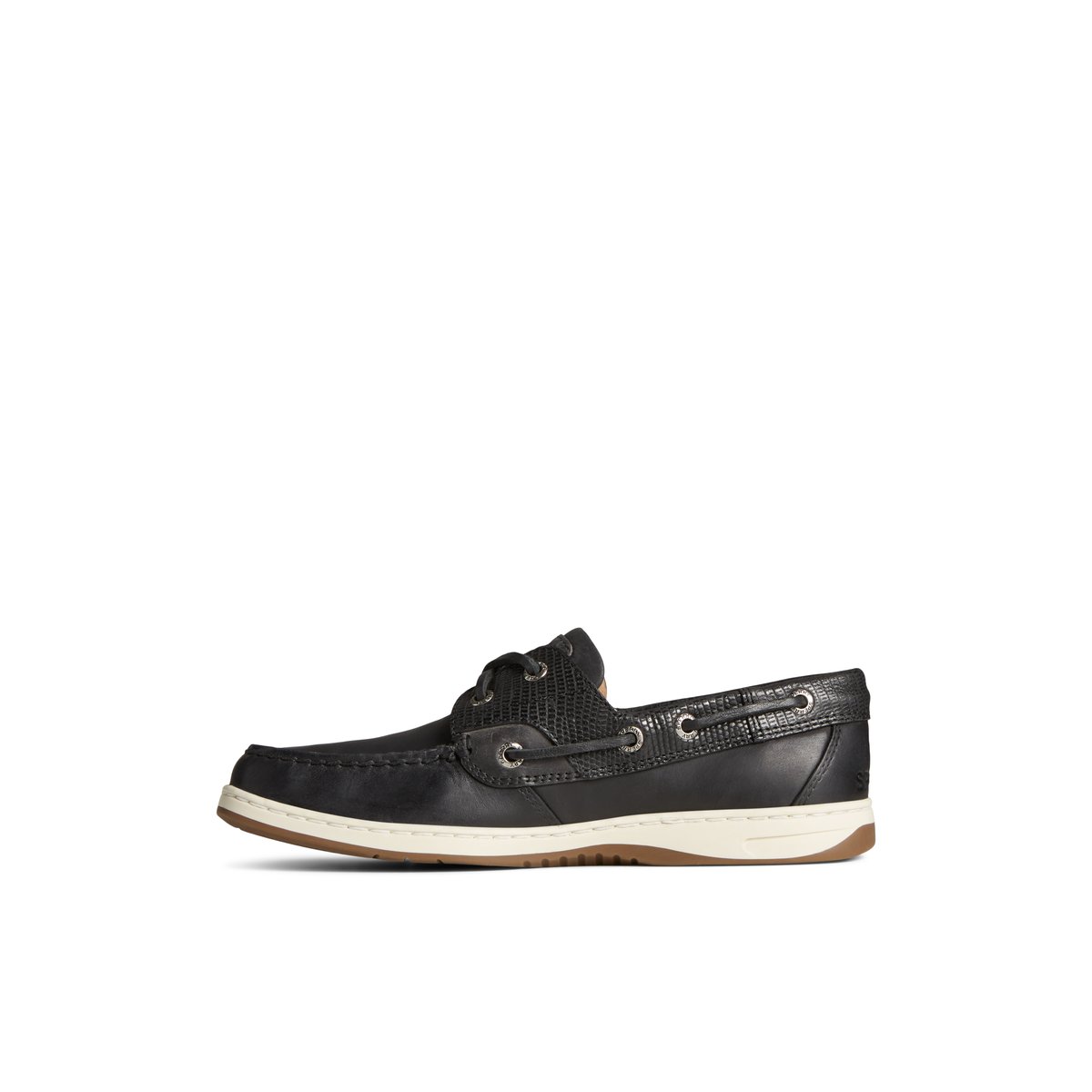 Black Sperry Bluefish 2-Eye Boat Shoes | 1209453-YJ