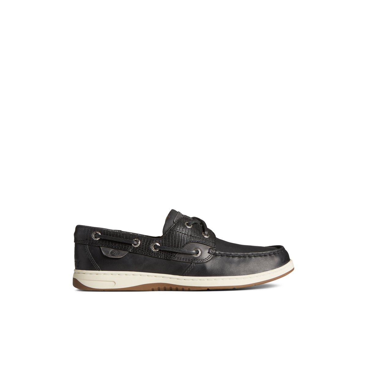 Black Sperry Bluefish 2-Eye Boat Shoes | 1209453-YJ