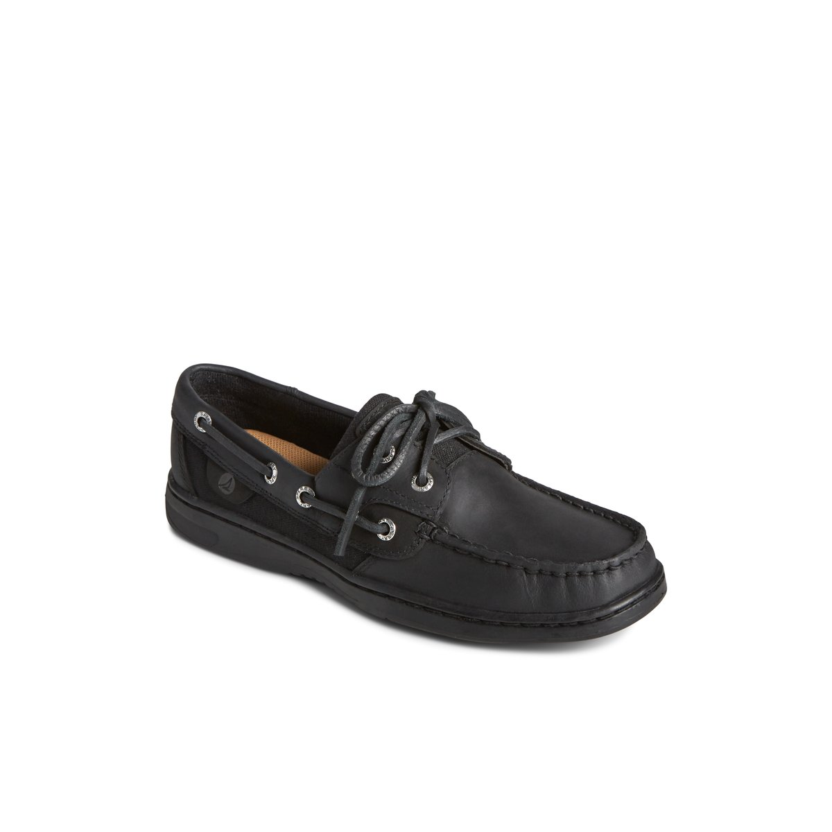 Black Sperry Bluefish 2-Eye Boat Shoes | 2634587-CQ