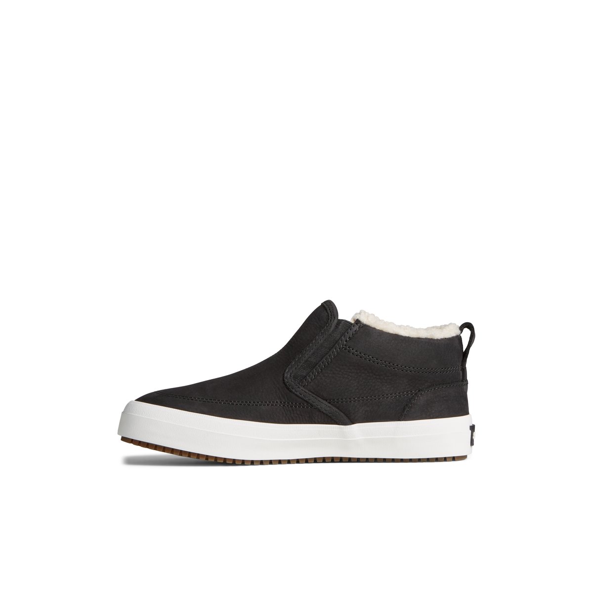 Black Sperry Crest Side Zip Cozy Sneakers | 1450627-JN