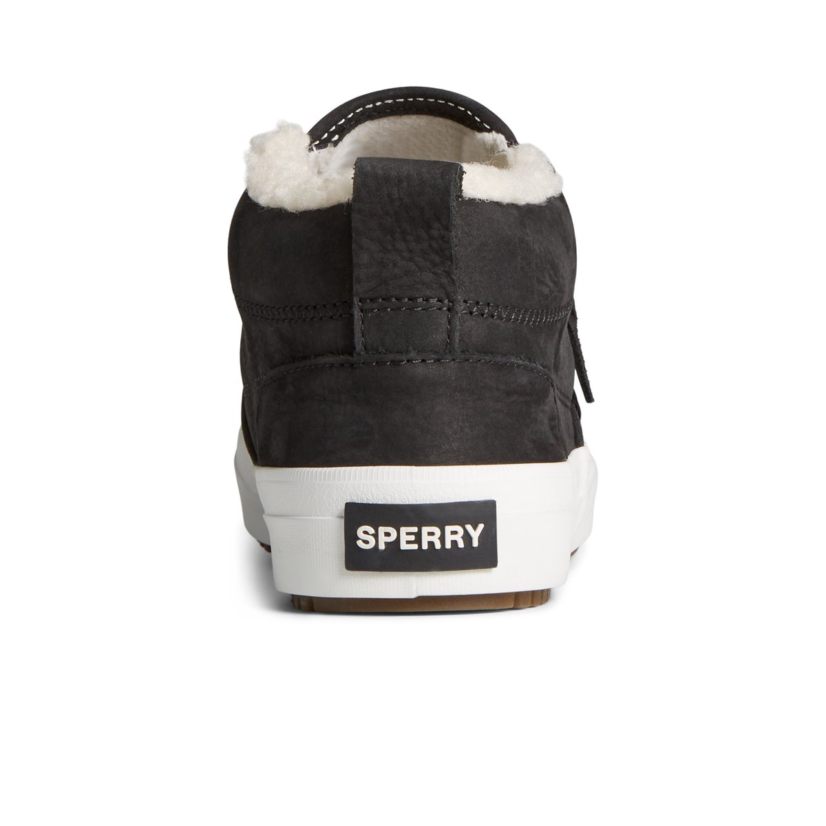 Black Sperry Crest Side Zip Cozy Sneakers | 1450627-JN