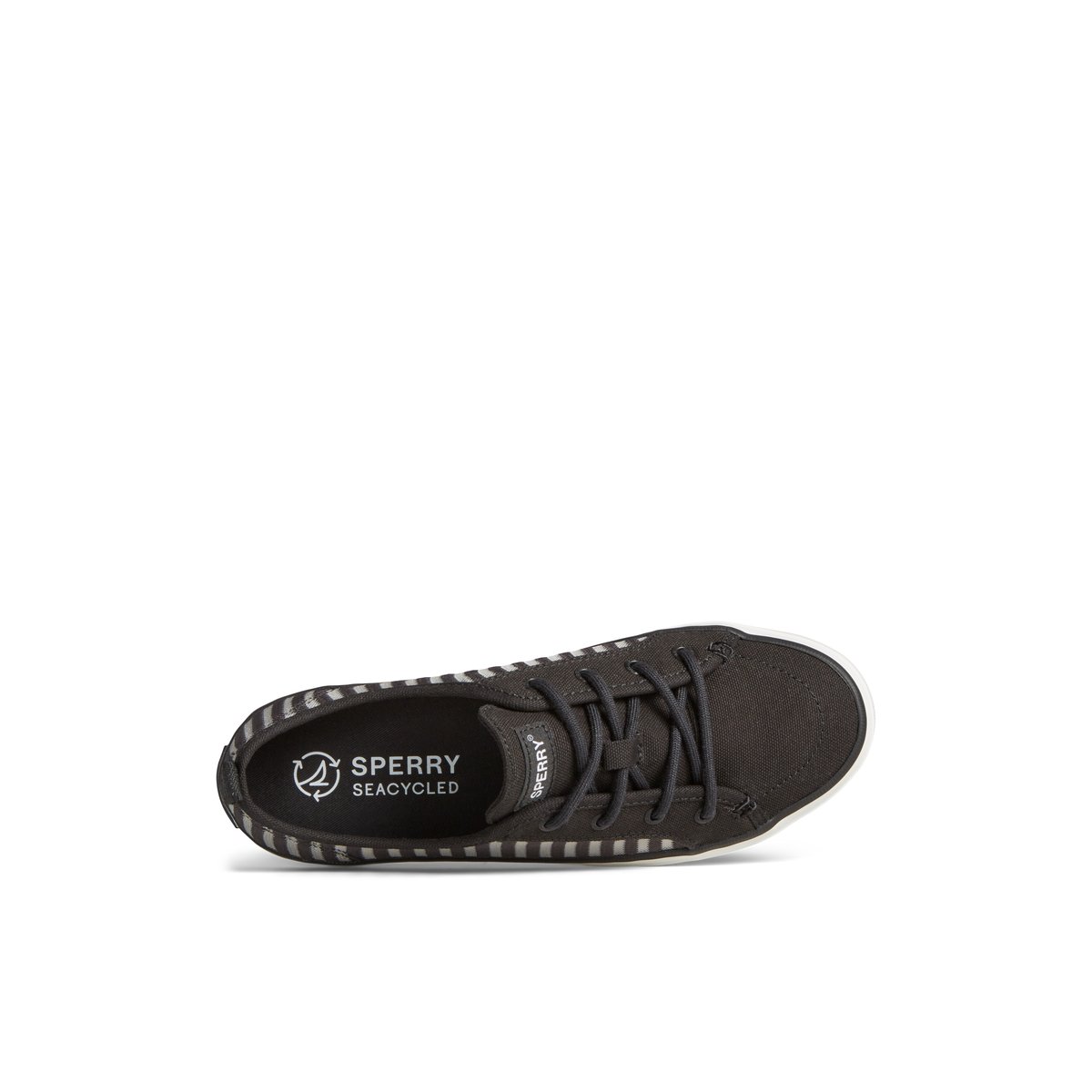 Black Sperry Crest Vibe Mesh Sneakers | 0731625-BC