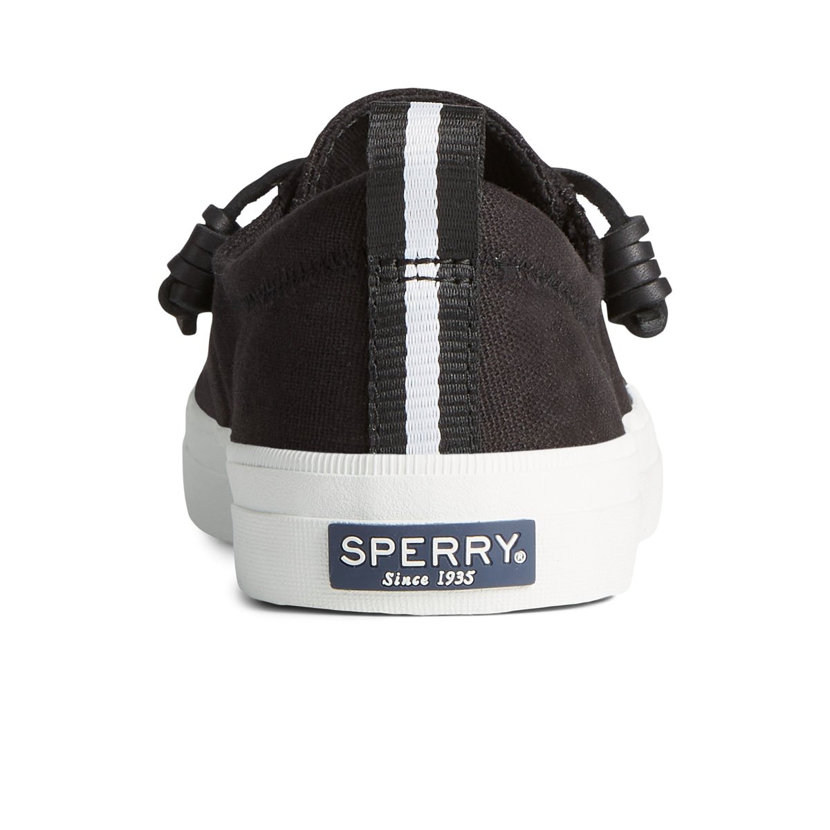 Black Sperry Crest Vibe Sneakers | 9163405-ER