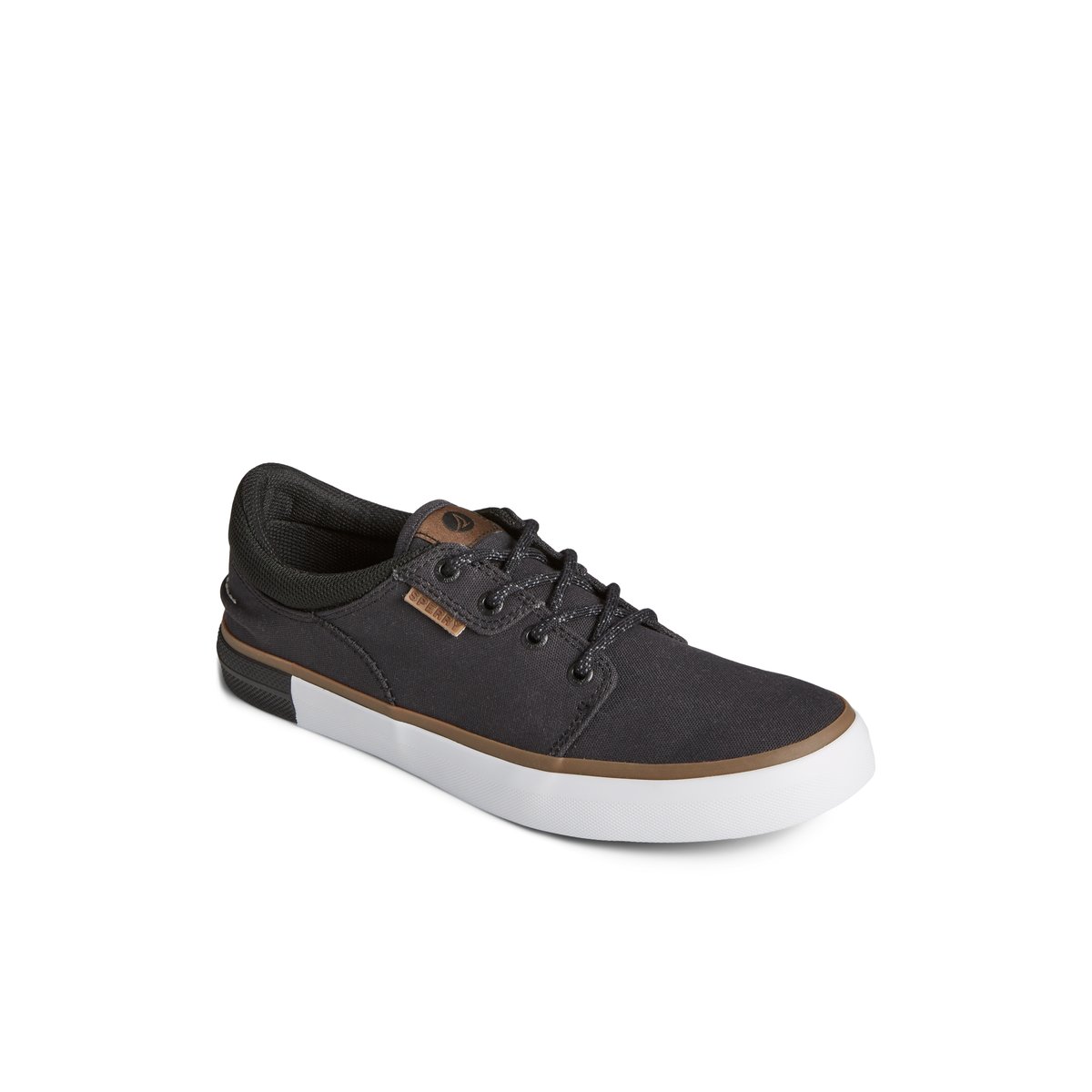 Black Sperry Crossjack Sneakers | 7602314-BQ