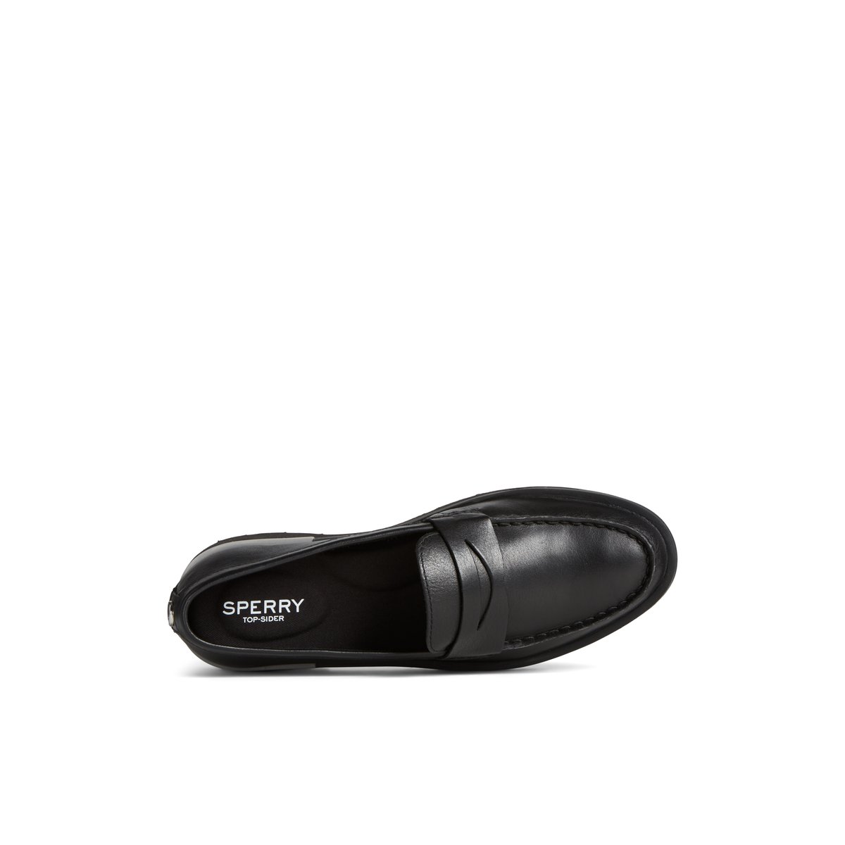 Black Sperry Lug Penny Loafer | 3791658-TH