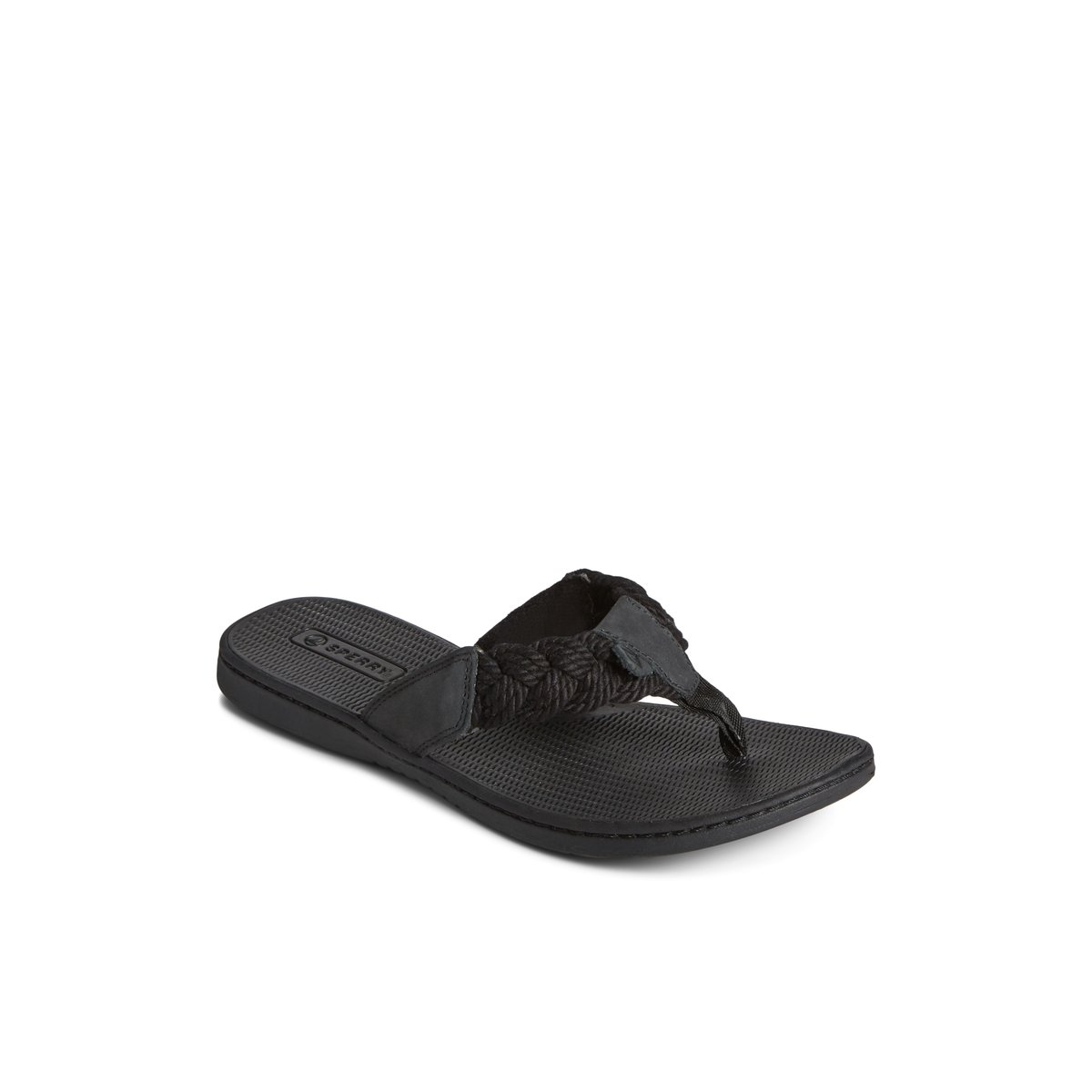 Black Sperry Parrotfish Braid Sandal | 5894162-AO