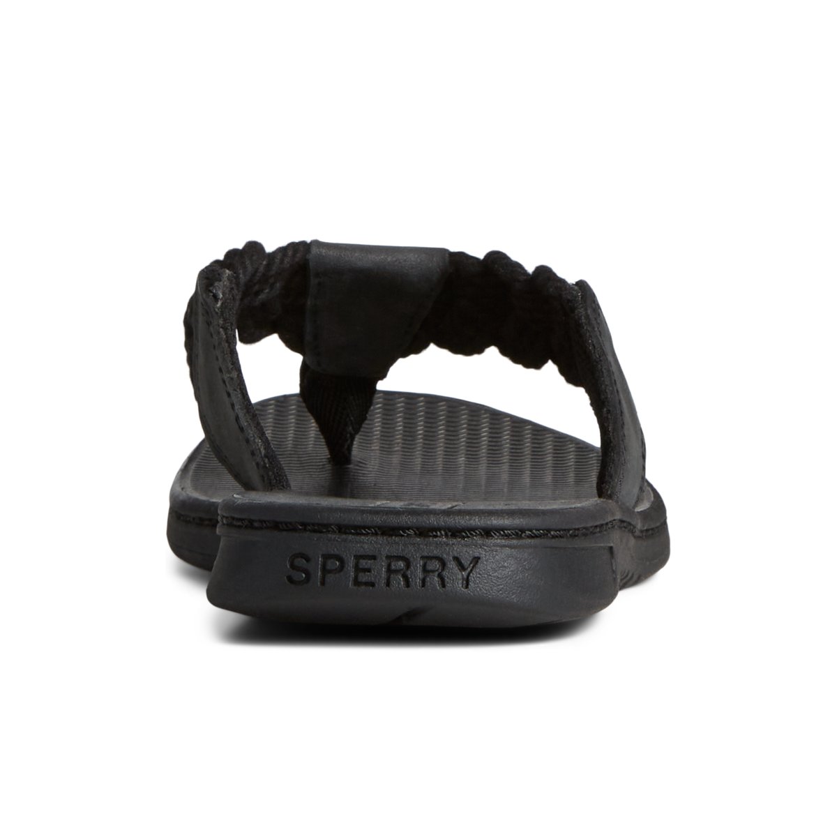 Black Sperry Parrotfish Braid Sandal | 5894162-AO