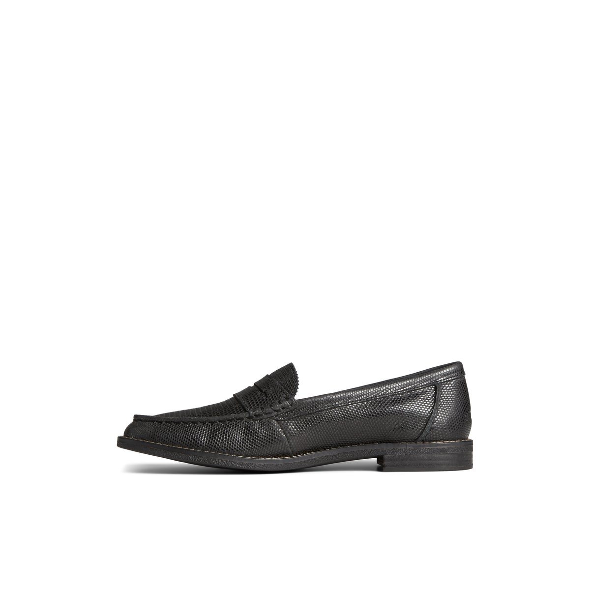 Black Sperry Seaport Penny Leather Loafer | 2391578-JG