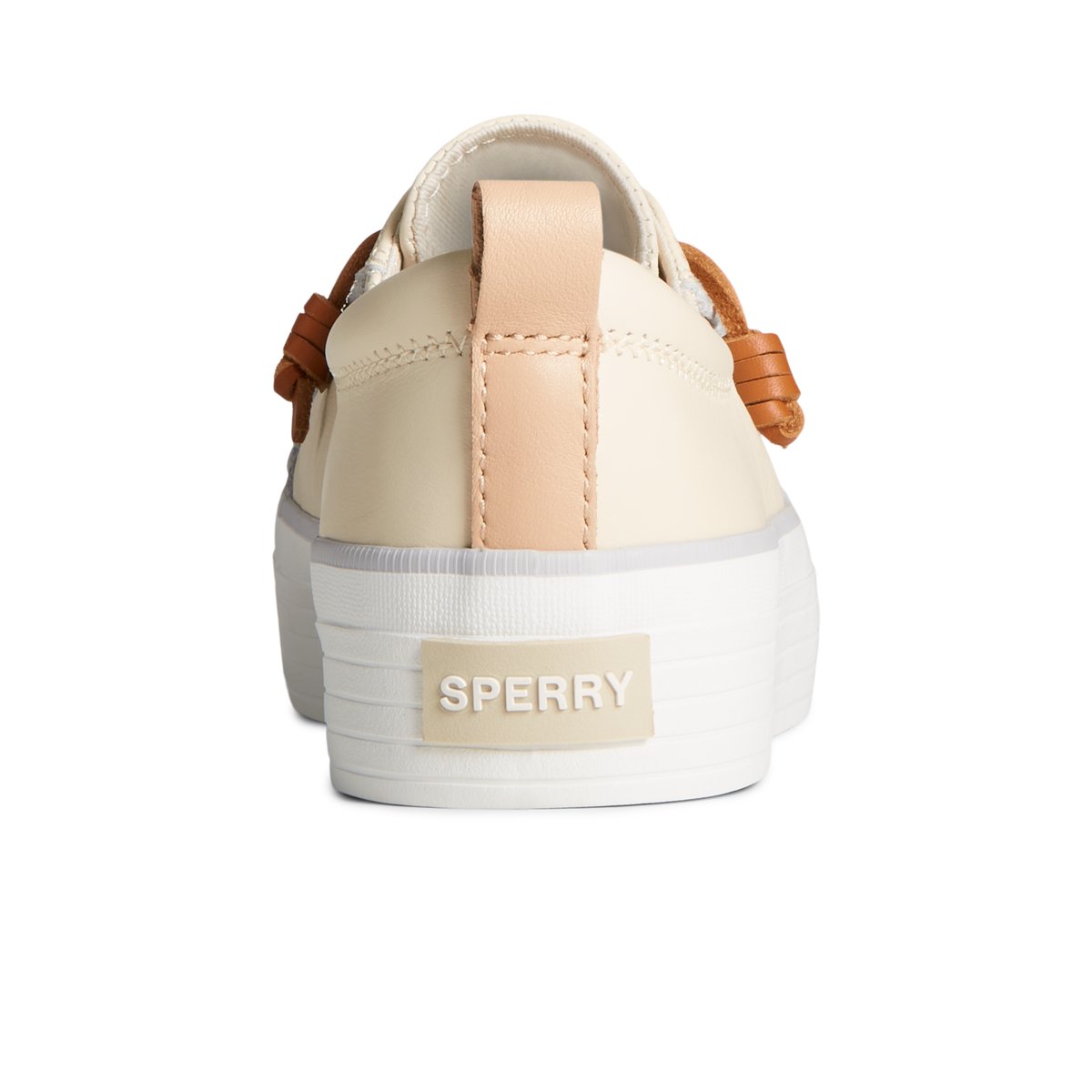 Bone Sperry Crest Vibe Platform Sneakers | 6139572-HD