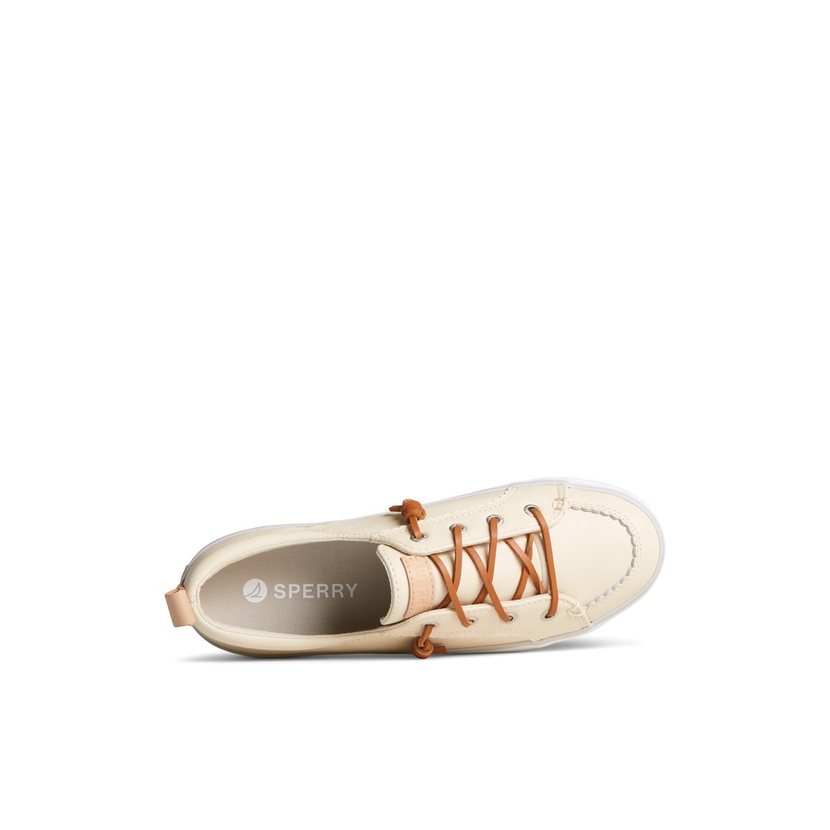 Bone Sperry Crest Vibe Platform Sneakers | 6139572-HD