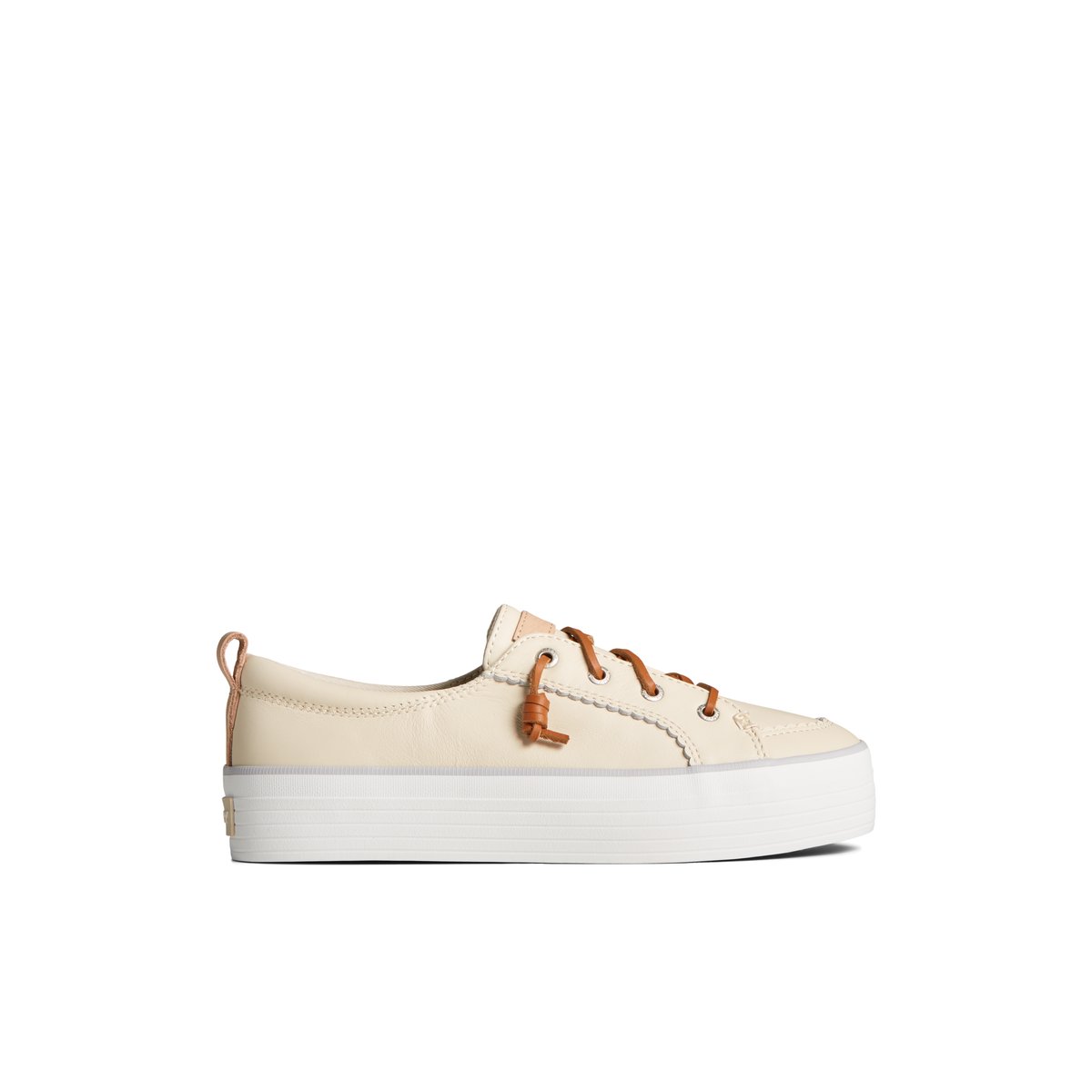 Bone Sperry Crest Vibe Platform Sneakers | 6139572-HD