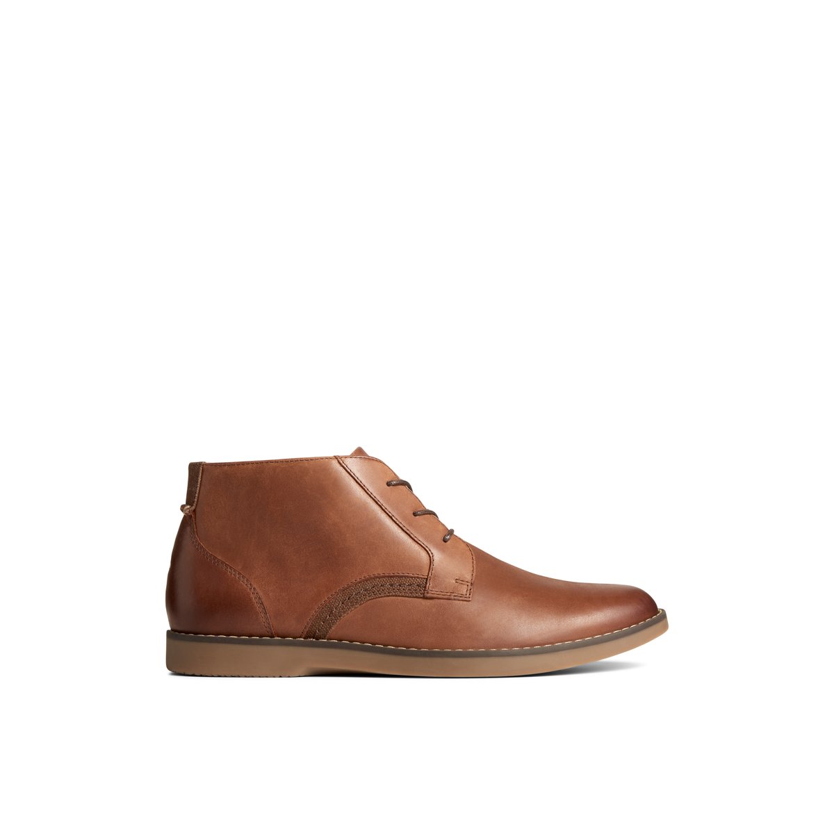 Brown Leather Smooth Sperry Newman Chukka | 1025687-TF