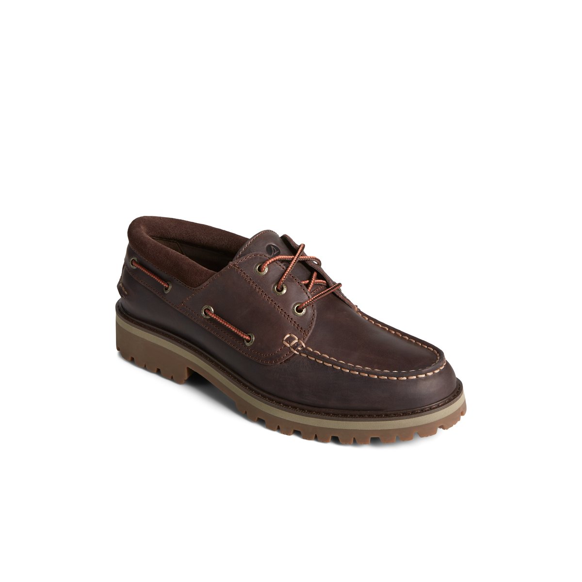 Brown Sperry Authentic Original™ Unlined Lug 3-Eye Boat Shoes | 5419678-IK