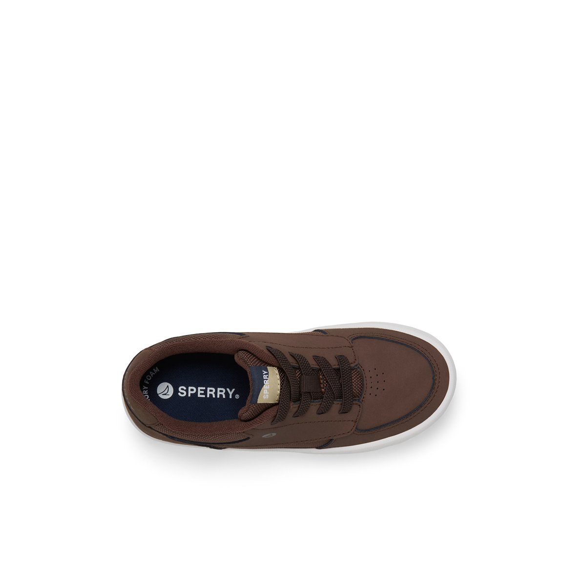 Brown Sperry Boardwalk Leather Sneakers | 2963170-DB