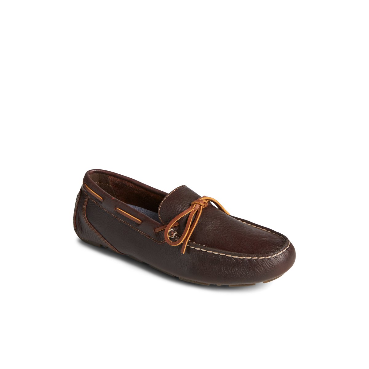 Brown Sperry Davenport Pull Up Leather 1-Eye Driver | 4315026-UK