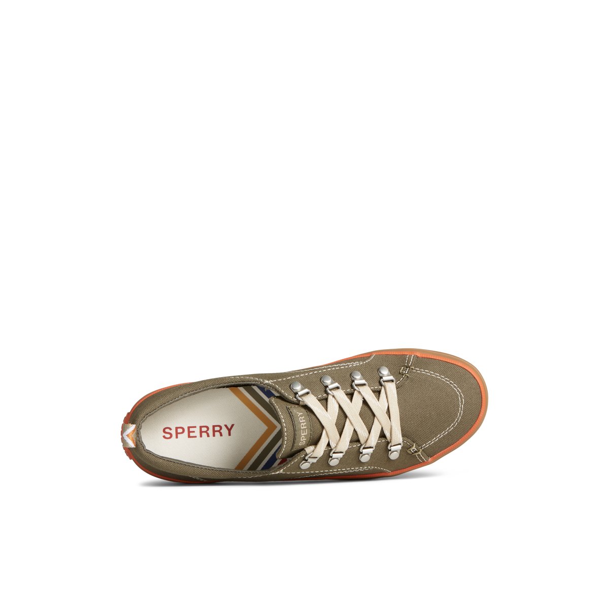 Green Sperry Crest Vibe Sneakers | 4826097-WX